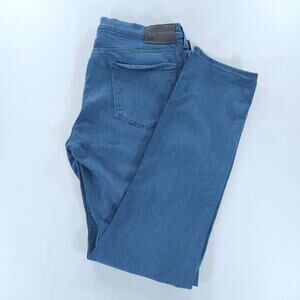 PAIGE Men's Jeans Size 34 Medium Blue Wash Slim Straight Stretch Denim 5-Pocket